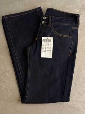 NWT J Galt (Brandy Melville), Dark Indigo Jeans ~ Sz XSmall, Denim, Western